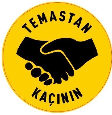 Sosyal Mesafe Uyarı Levhası 4