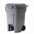 Pedallı Tekerlekli Çöp Kovası 60 Litre