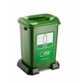 50 Litre  4lü SET Sıfır Atık Geri Dönüşüm Çöp Kovası