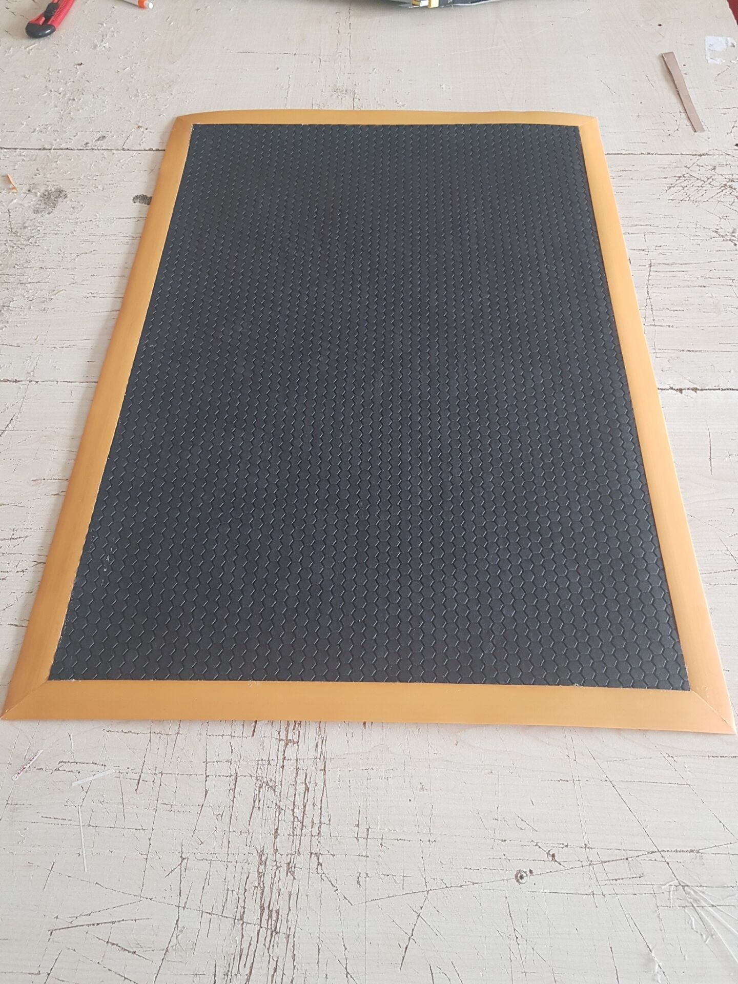 Yalıtkan Paspas 3Mm Sarı Kenar Rampalı