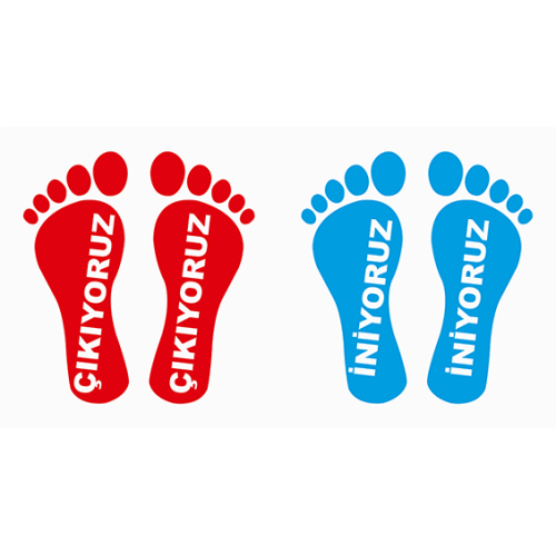İNİYORUM ÇIKIYORUM AYAK İZİ