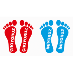 İNİYORUM ÇIKIYORUM AYAK İZİ