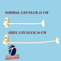 Winlock 30 CM Uzun Halatlı Pencere Güvenlik Kilidi Anahtarlı BEYAZ