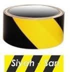 Yer İşaretleme Bandı Sari Siyah 5CM 30 METRE