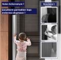 Parmak Sıkışma Önleyici Şeffaf Kapı  Körüğü 200 cm