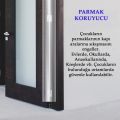 Parmak Sıkışma Önleyici Şeffaf Kapı  Körüğü 200 cm