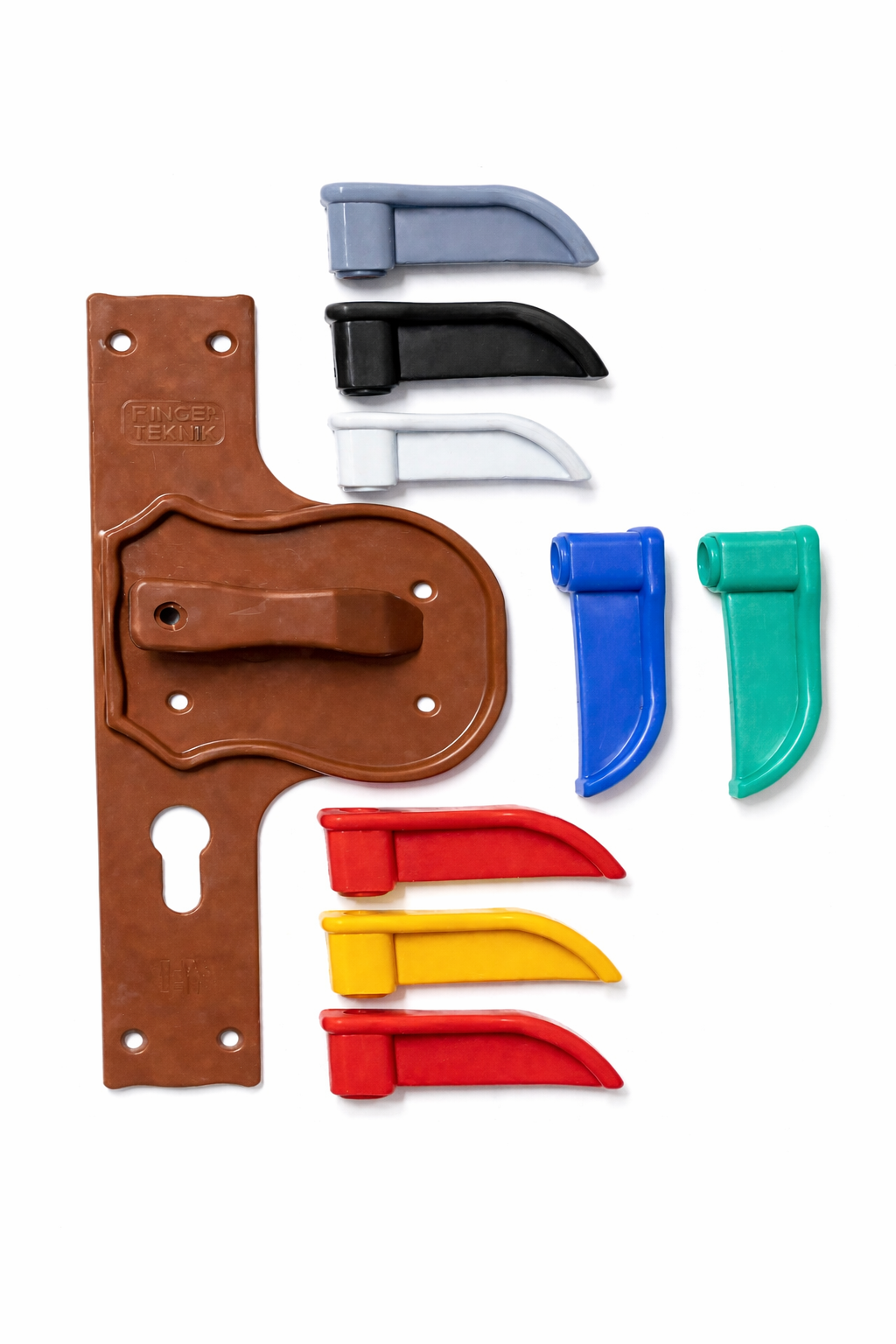 Bariyerli ve Güvenli  Kırılmaz Kapi Kolu Kahve