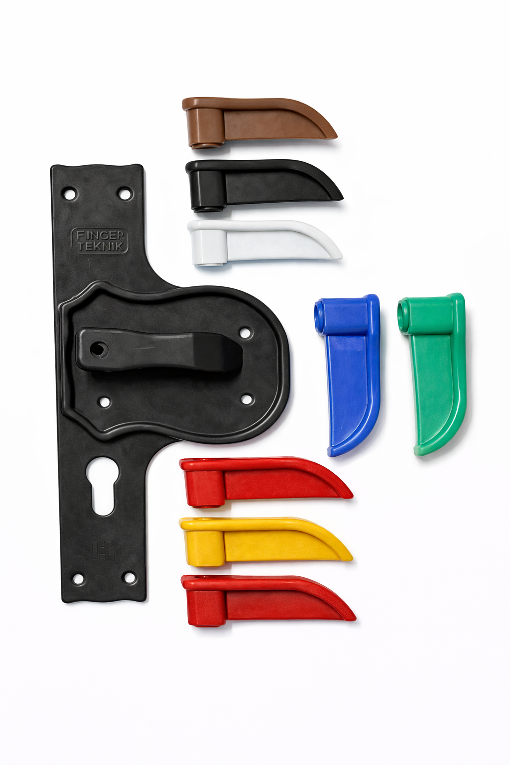 Bariyerli ve Güvenli  Kırılmaz Kapi Kolu Siyah Ayna