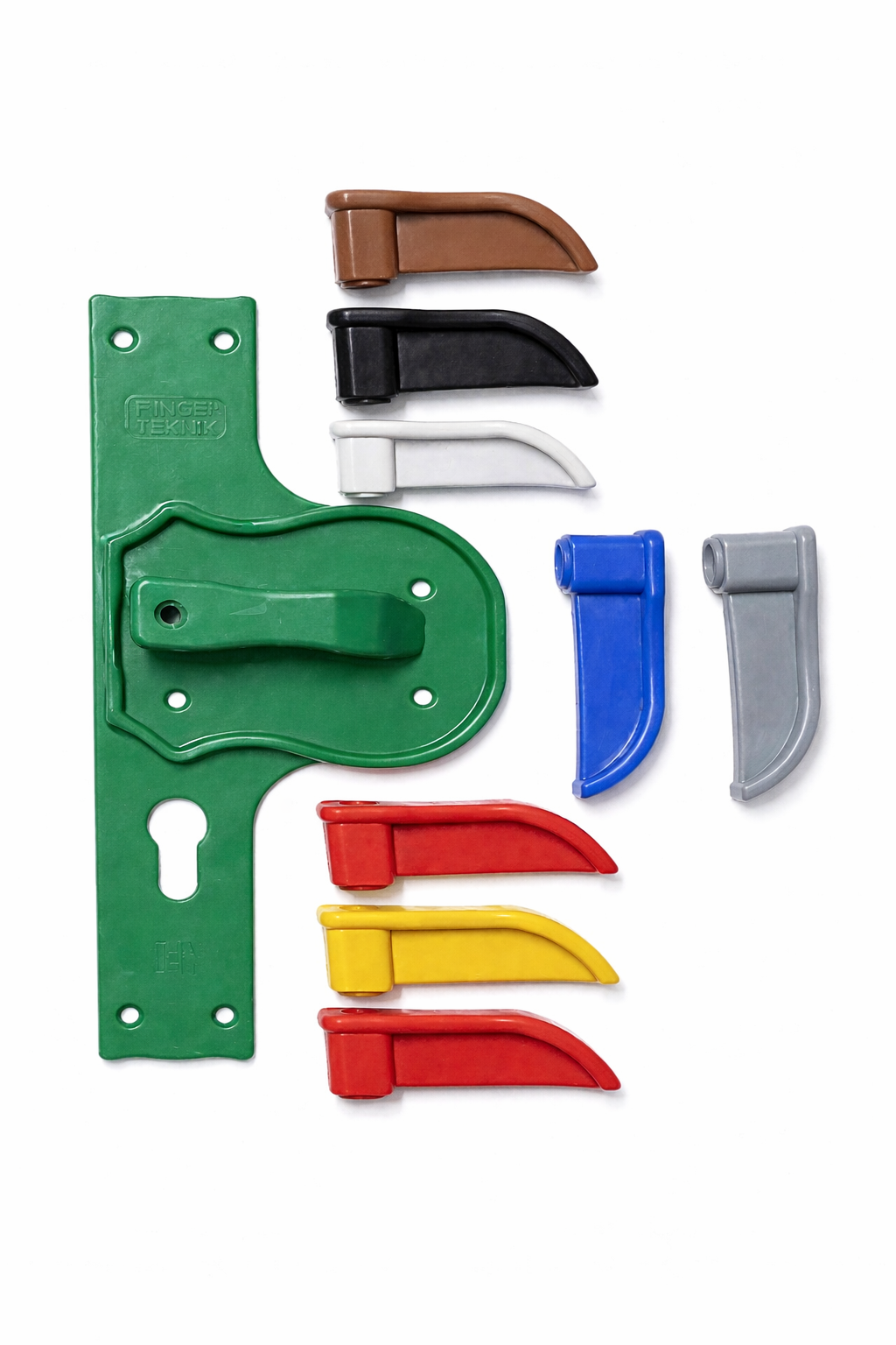 Bariyerli ve Güvenli  Kırılmaz Kapi Kolu Turkuaz Ayna