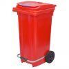 Pedallı 240 Litre Çöp Konteyneri