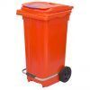 Pedallı 240 Litre Çöp Konteyneri