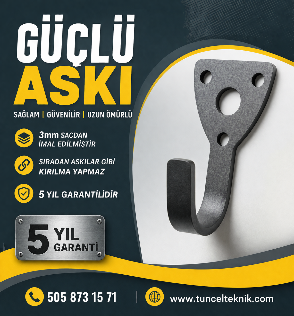 Kırılmayan Masa Ve Duvar Askısı