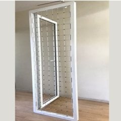 Winblock Çocuklar Için Pencere Güvenlik Sistemi - Fransız Balkon Kutusu 70 X 220 Cm Kadar Uyumlu