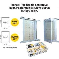 Winblock Çocuklar Için Pencere Güvenlik Sistemi - 60X100 Cm Kadar Uyumlu