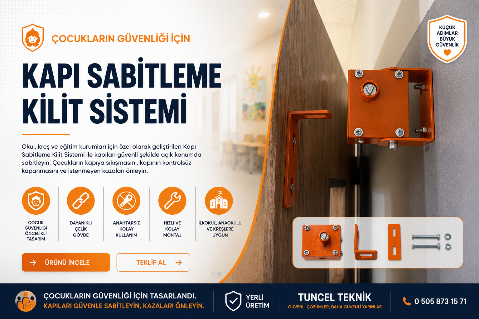 kapı sabitleme kiilitleri